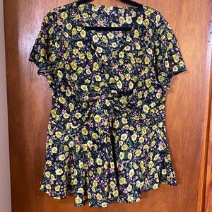 Flower blouse from SHEIN 2xl